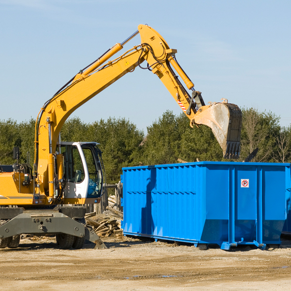 how many times can i have a residential dumpster rental emptied in Walterhill